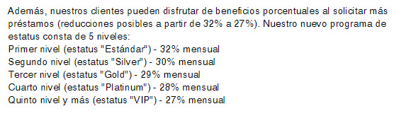 onlinecredit intereses