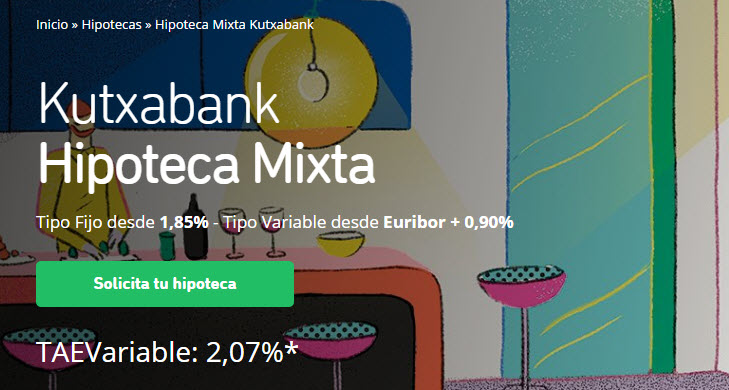 kutxabank hipotecas mixtas