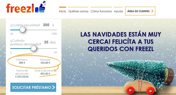 creditos navidad 2017 online