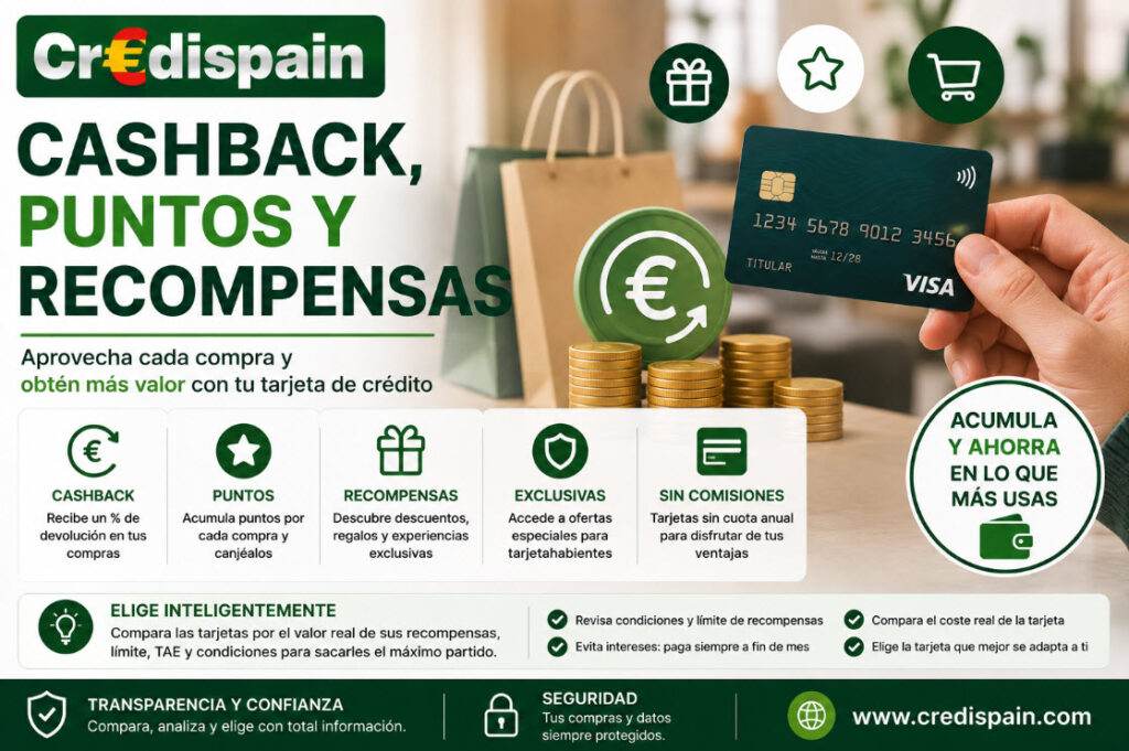 Cashback, puntos y recompensas