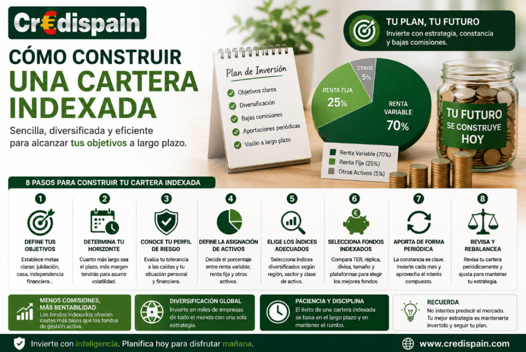 Cómo construir una cartera indexada