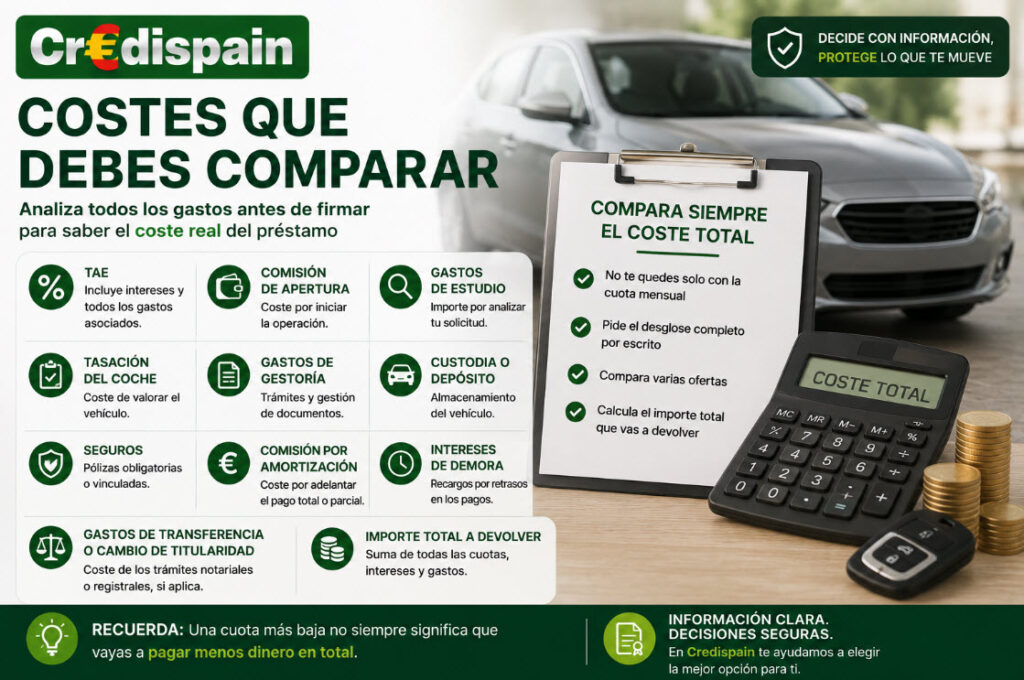 Costes que debes comparar