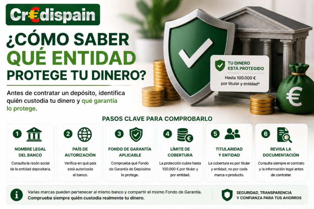 Cómo saber qué entidad protege el dinero