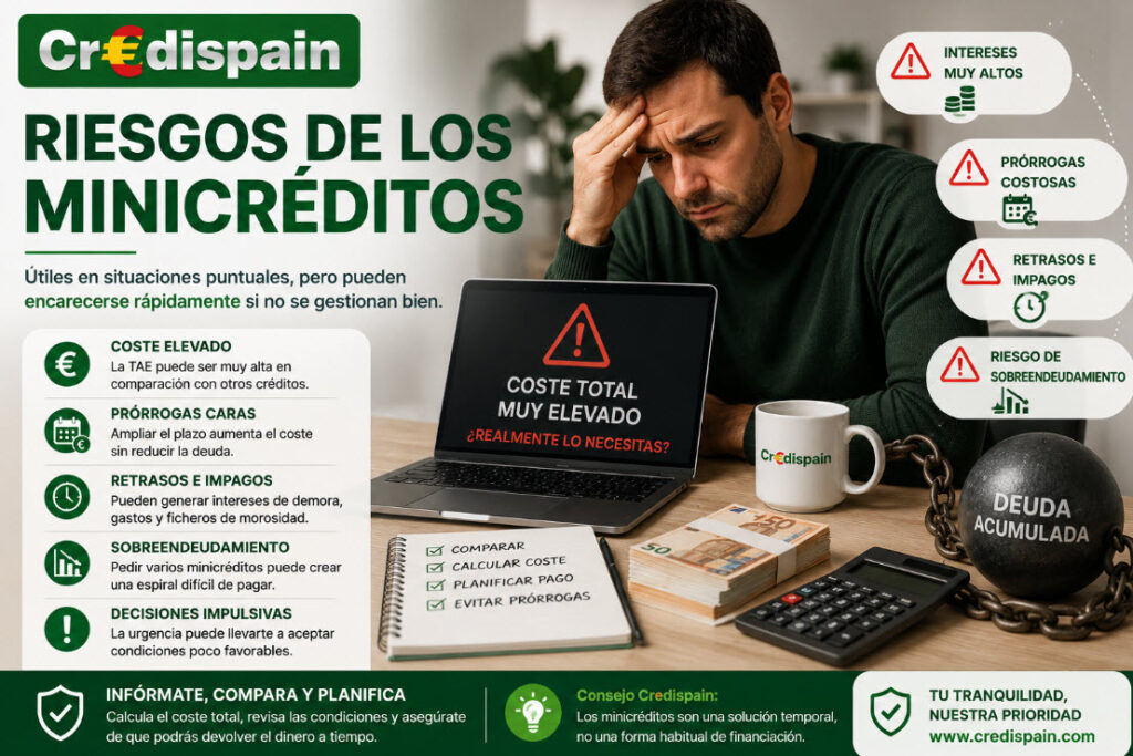 Riesgos de los minicréditos